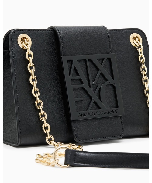 極美品 4805 GIORGIO ARMANI チェーンショルダーバッグ ARMANI EXCHANGE ショルダーバッグ バッグ 「A|X アルマーニ