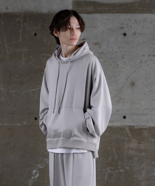 improves（インプローブス）の「サイドスナップボタン パーカー（パーカー・メンズ・ブラック/ブルー/ライトグレー/グリーン・SMALL/MEDIUM/LARGE）」の13枚目の写真