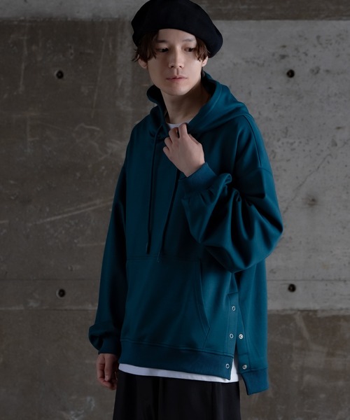 C.E CAVEMPT/24AW/SIDE COLOUR HOODY/パーカー BAY SIDE パーカー BAYSIDE/ベイサイド 9.5 oz. 80/20 Pullover
