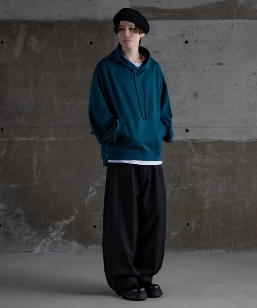 improves（インプローブス）の「サイドスナップボタン パーカー（パーカー・メンズ・ブラック/ブルー/ライトグレー/グリーン・SMALL/MEDIUM/LARGE）」の21枚目の写真