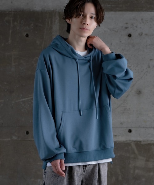 improves（インプローブス）の「サイドスナップボタン パーカー（パーカー・メンズ・ブラック/ブルー/ライトグレー/グリーン・SMALL/MEDIUM/LARGE）」の22枚目の写真