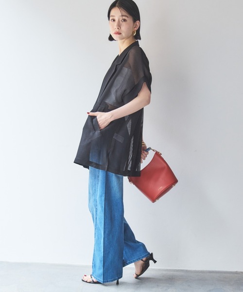 DOUX ARCHIVES メッシュフレンチスリーブジャケット ドゥアルシーブ DOUX ARCHIVES｜メッシュフレンチスリーブジャケット | Rakuten