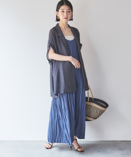 Doux archives（ドゥアルシーヴ）の「【累計販売数4000枚突破】メッシュフレンチスリーブジャケット（その他アウター・レディース・ベージュ/ブラック/チャコールグレー/ブラウン・38）」の22枚目の写真