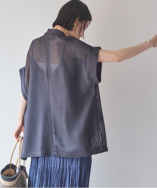 セール】【累計販売数4000枚突破】メッシュフレンチスリーブ