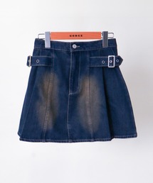 GORGE（ゴージ）の「ベルト付きデニム加工ミニスカート（スカート・レディース）」