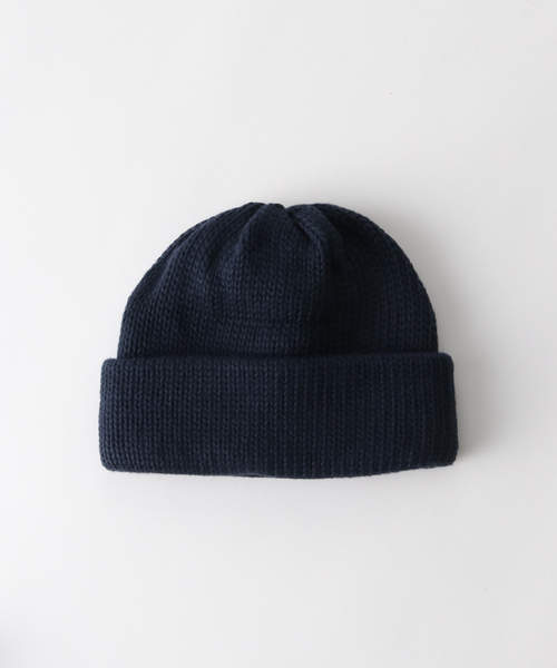 COMESANDGOES（カムズアンドゴーズ）の「【COMESANDGOES / カムズアンドゴーズ】 COTTON 3G STANDARD KNIT NO.2720 0（ニットキャップ/ビーニー・メンズ・ネイビー/グリーン系その他/ブラック/ベージュ・FREE）」の4枚目の写真