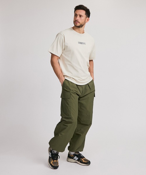 Saturdays NYC（サタデーズ ニューヨークシティ ）の「Balugo Wide Pant（カーゴパンツ・メンズ・オフホワイト/オリーブ/ブラック・L/M/S/XL）」の10枚目の写真