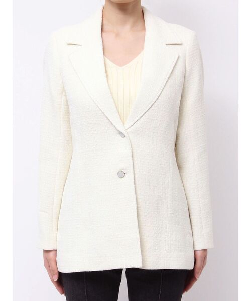 EATME（イートミー）の「ツイードテーラードジャケット（テーラードジャケット・レディース・アイボリー/ブラック/ブルー・FREE）」の16枚目の写真
