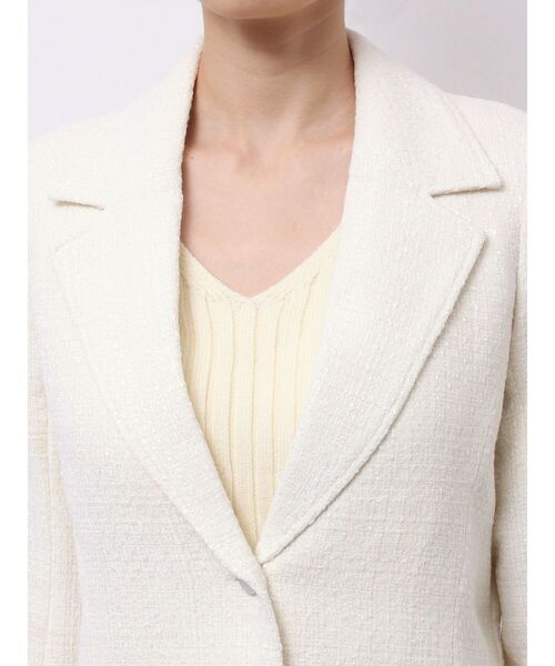 EATME（イートミー）の「ツイードテーラードジャケット（テーラードジャケット・レディース・アイボリー/ブラック/ブルー・FREE）」の19枚目の写真