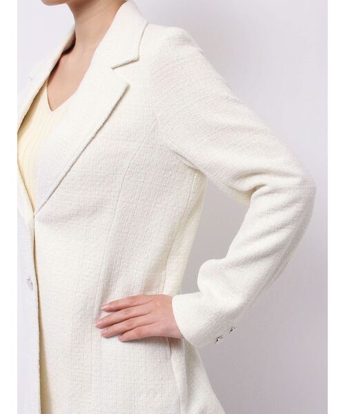 EATME（イートミー）の「ツイードテーラードジャケット（テーラードジャケット・レディース・アイボリー/ブラック/ブルー・FREE）」の20枚目の写真