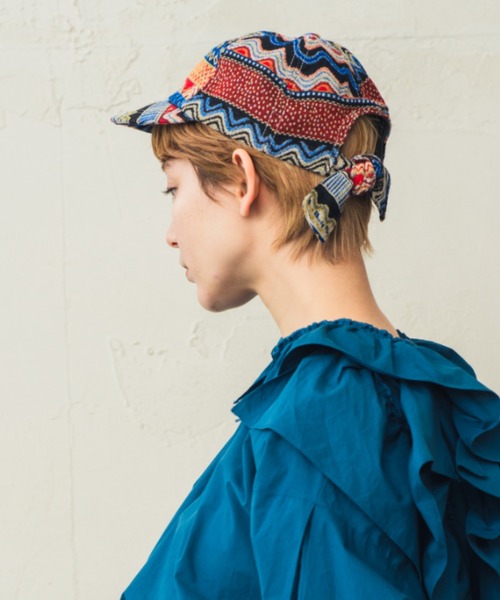 【新品未使用】ORIENT MILLINERY ロングストラップキャップ NANA【ﾅﾅ】ツイードキャップ（キャップ）｜ORIENT MILLINERY