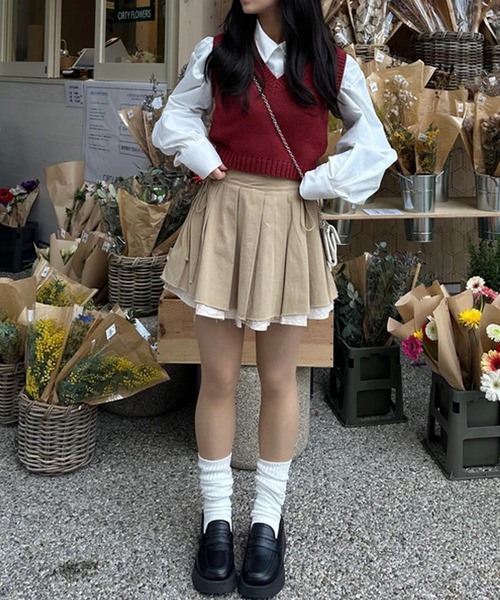 merrylatte（メリーラテ）の「ぷちカラーベスト（ベスト・レディース・ブルー/レッド・FREE）」の8枚目の写真