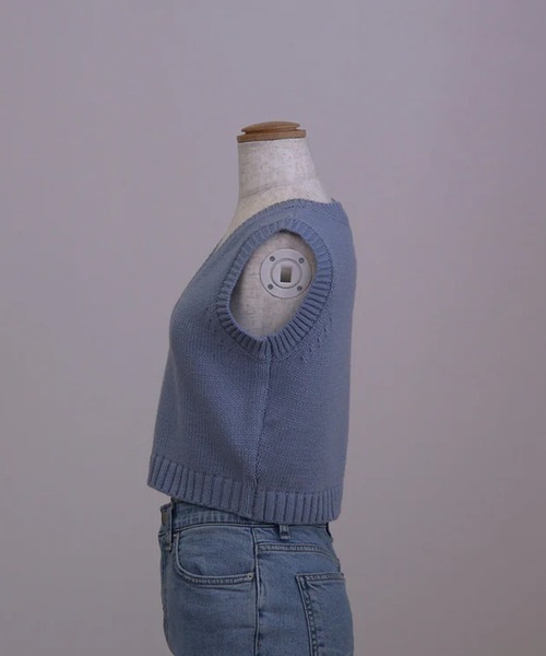 merrylatte（メリーラテ）の「ぷちカラーベスト（ベスト・レディース・ブルー/レッド・FREE）」の12枚目の写真