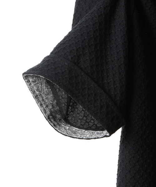 MEN'S BIGI（メンズビギ）の「シャーリングジャカードポロシャツ（ポロシャツ・メンズ・ブルー/ホワイト/グレー/ブラック・03/04/02/01）」の21枚目の写真