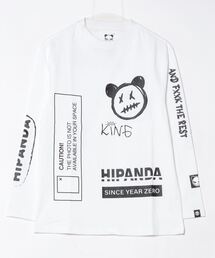 HIPANDA（ハイパンダ）の「(HIPANDA ハイパンダ) 男女兼用 HIIPANDA グラフィティ ロゴ ロンT（Tシャツ/カットソー）」