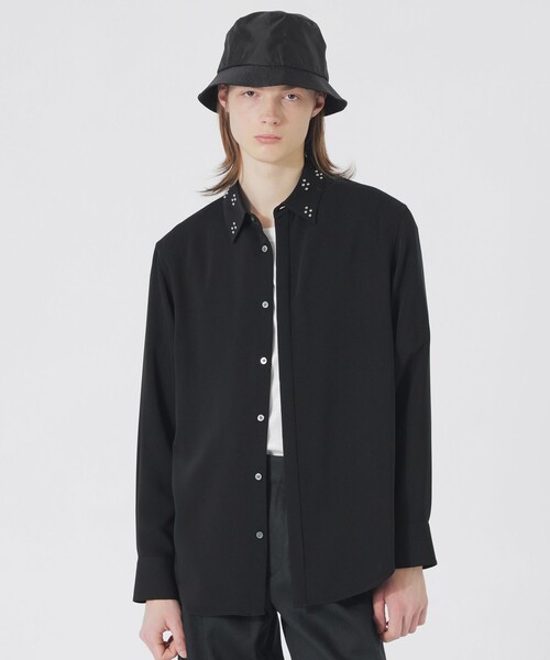 LOVELESS(ラブレス)の「RAMPONIランバススタッズシャツ(シャツ/ブラウス・メンズ・オフホワイト/ブラック・S/L/M)」の1枚目の写真