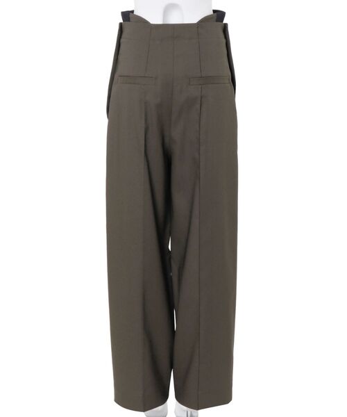 UN3D.（アンスリード）の「CURVE BELT LAYERED PT / カーブベルトレイヤードパンツ（その他パンツ・レディース・ベージュ/カーキ/ブラック・38/36）」の22枚目の写真