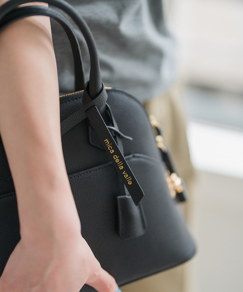 Spick & Span（スピックアンドスパン）の「《WEB限定追加》mica della valle / ミカデラヴァッレ Katia SO-0079S（ボストンバッグ・レディース・グレー/ブラック/ベージュ系その他・FREE）」の5枚目の写真