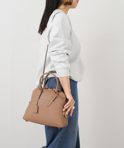 Spick & Span（スピックアンドスパン）の「《WEB限定追加》mica della valle / ミカデラヴァッレ Katia SO-0079S（ボストンバッグ・レディース・グレー/ブラック/ベージュ系その他・FREE）」の13枚目の写真