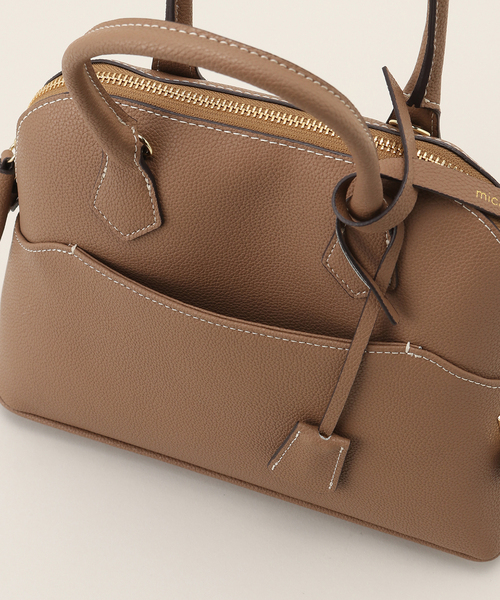 Spick & Span（スピックアンドスパン）の「《WEB限定追加》mica della valle / ミカデラヴァッレ Katia SO-0079S（ボストンバッグ・レディース・グレー/ブラック/ベージュ系その他・FREE）」の21枚目の写真