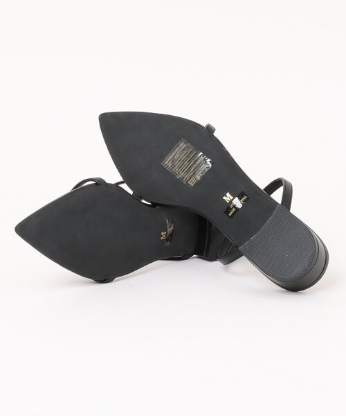 Doux archives（ドゥアルシーヴ）の「ナローストラップミュールサンダル（サンダル・レディース・ブラック/シルバー/ブラウン・23.5/24.5）」の5枚目の写真