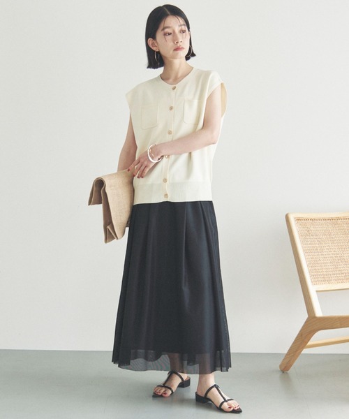 Doux archives（ドゥアルシーヴ）の「ナローストラップミュールサンダル（サンダル・レディース・ブラック/シルバー/ブラウン・23.5/24.5）」の12枚目の写真