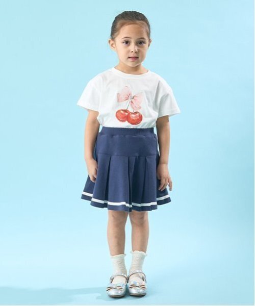 ブループリーツスカート インナーパンツ付き セール】プリーツスカート(インナーパンツ付き)（スカート