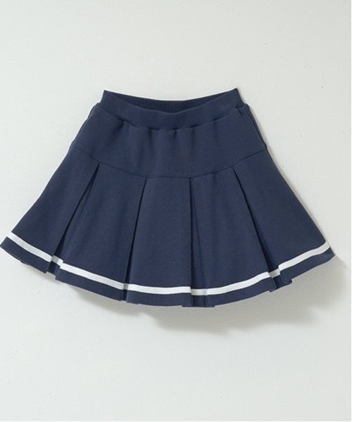Lycee mine（リセマイン）の「プリーツスカート(インナーパンツ付き)（スカート・キッズ・ライトピンク/オフホワイト/トップグレー/ネイビー/サックスブルー・130cm/120cm/110cm/100cm/140cm/150cm）」の20枚目の写真