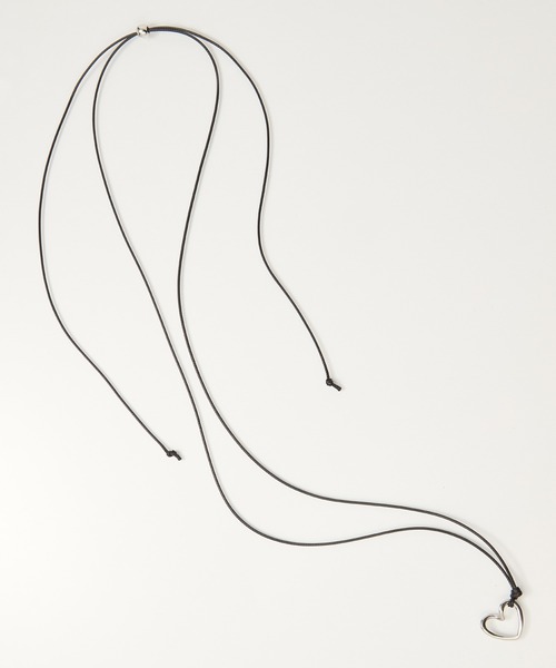 Phoebe（フィービィー）の「ハートコードチョーカーネックレス（チョーカー・レディース・シルバー系1/シルバー系2・FREE）」の4枚目の写真