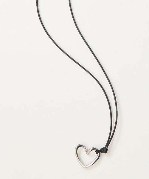 Phoebe（フィービィー）の「ハートコードチョーカーネックレス（チョーカー・レディース・シルバー系1/シルバー系2・FREE）」の6枚目の写真