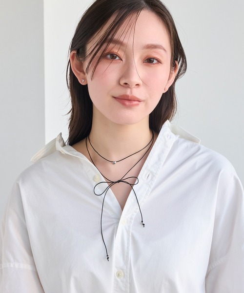 Phoebe（フィービィー）の「ハートコードチョーカーネックレス（チョーカー・レディース・シルバー系1/シルバー系2・FREE）」の10枚目の写真