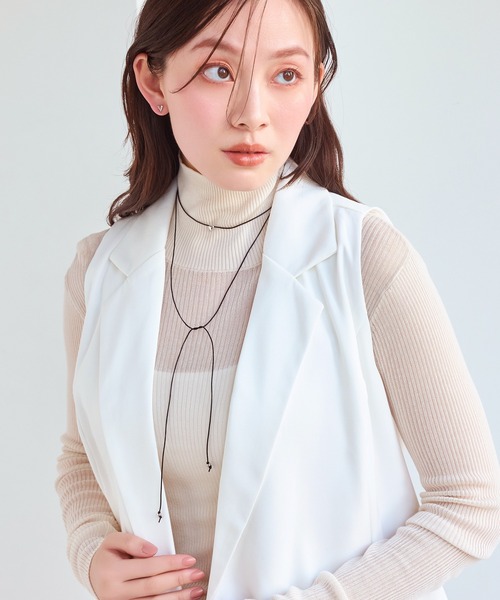 Phoebe（フィービィー）の「ハートコードチョーカーネックレス（チョーカー・レディース・シルバー系1/シルバー系2・FREE）」の11枚目の写真