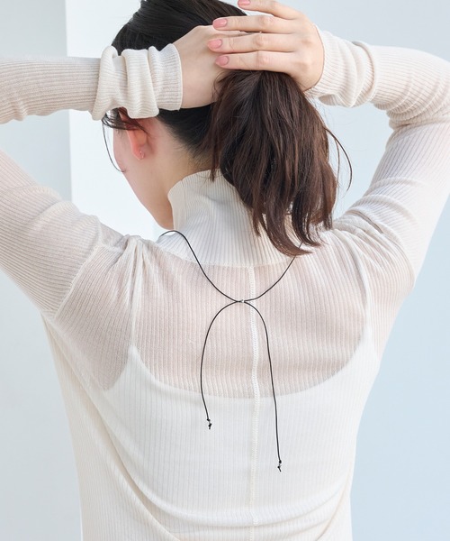 Phoebe（フィービィー）の「ハートコードチョーカーネックレス（チョーカー・レディース・シルバー系1/シルバー系2・FREE）」の12枚目の写真