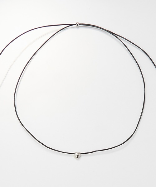 Phoebe（フィービィー）の「ハートコードチョーカーネックレス（チョーカー・レディース・シルバー系1/シルバー系2・FREE）」の16枚目の写真