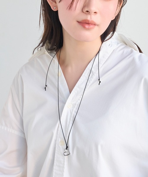 Phoebe（フィービィー）の「ハートコードチョーカーネックレス（チョーカー・レディース・シルバー系1/シルバー系2・FREE）」の22枚目の写真