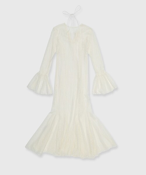 【JOSEMOON/ジョゼムーン】BELLSLEEVE LACE DRESS/レースドレス