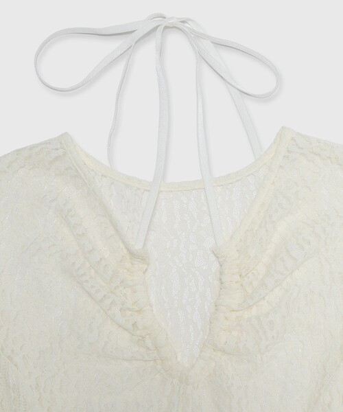 JOSEMOON/ジョゼムーン】BELLSLEEVE LACE DRESS/レースドレス