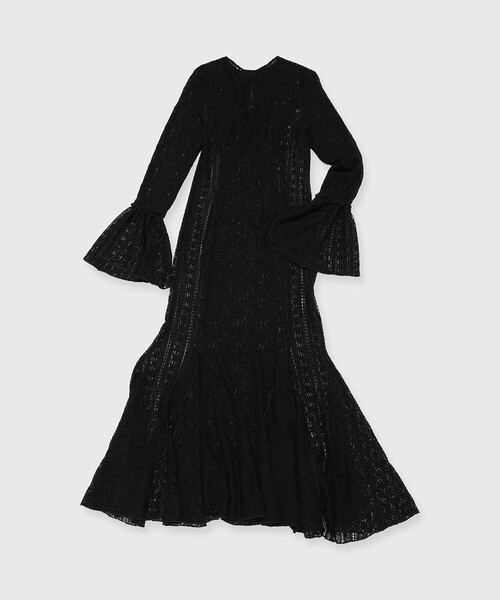 ジョゼムーン　ドレス セール】MOTIF PATTERN KNIT DRESS/モチーフパターンニット