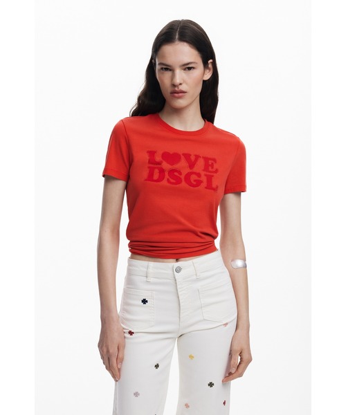 Desigual(デシグアル)の「クローバー柄のカウボーイキュロット(デニムパンツ・レディース・マルチ・36/38/40/44/34/42)」の5枚目の写真