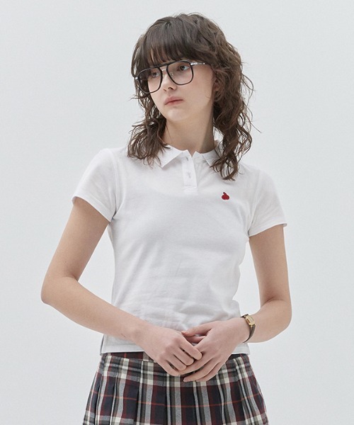 ポロシャツ ポロ KIRSH BUTTON POINT SLIM FIT COLLAR T-SHIRT ボタン ポイント スリム フィット カラー T KIRSH BUTTON POINT SLIM FIT COLLAR T-SHIRT ボタン ポイント