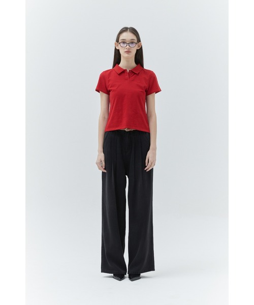 KIRSH PLAIN SLIM FIT PIQUE T-SHIRT キルシー プレーン スリム