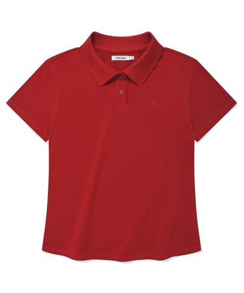 ポロシャツ ポロ KIRSH PLAIN SLIM FIT PIQUE T-SHIRT キルシー プレーン スリムフィット ピケ Ｔシャツ レディース KIRSH PLAIN SLIM FIT PIQUE T-SHIRT キルシー プレーン スリム