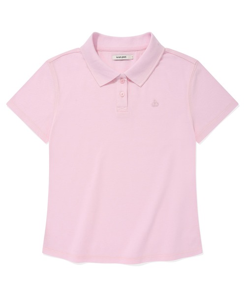 ポロシャツ ポロ KIRSH PLAIN SLIM FIT PIQUE T-SHIRT キルシー プレーン スリムフィット ピケ Ｔシャツ レディース KIRSH PLAIN SLIM FIT PIQUE T-SHIRT キルシー プレーン スリム