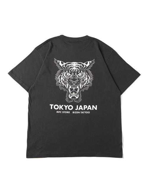 彫師美漸-BIZEN x MFC STORE TIGER TYO S/S TEE（Tシャツ/カットソー