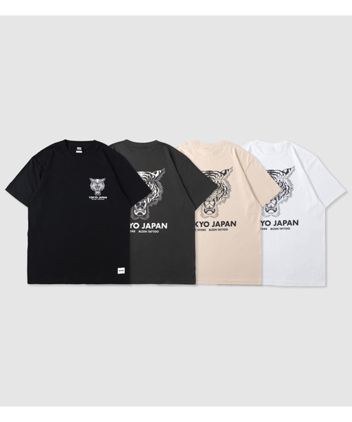 彫師美漸-BIZEN x MFC STORE TIGER TYO S/S TEE（Tシャツ/カットソー