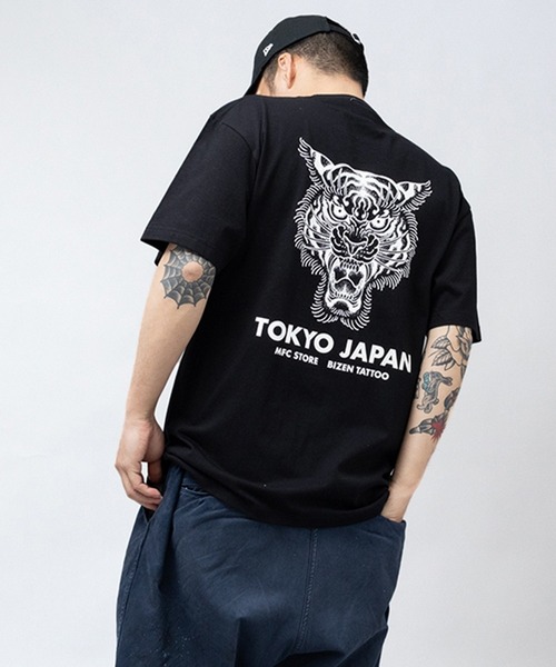 彫師美漸-BIZEN x MFC STORE TIGER TYO S/S TEE（Tシャツ