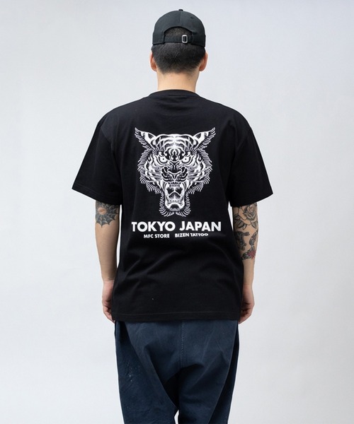 彫師美漸-BIZEN x MFC STORE TIGER TYO S/S TEE（Tシャツ