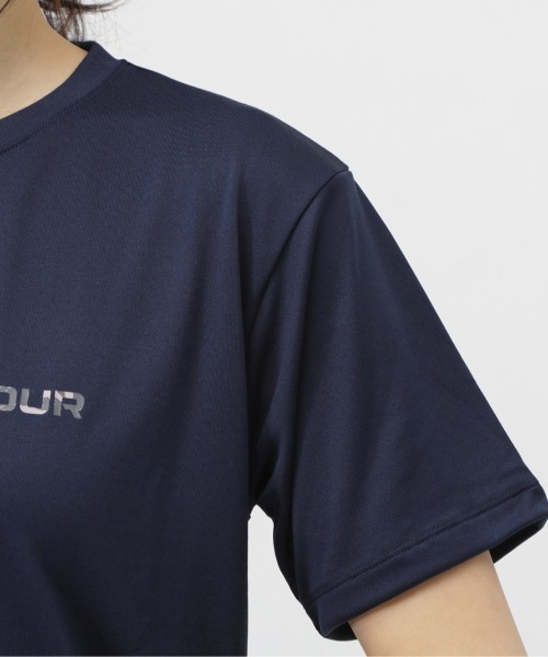 UNDER ARMOUR（アンダーアーマー）の「【別注】アンダーアーマー  UAテック グラフィック ショートスリーブ Tシャツ 限定コラボ（Tシャツ/カットソー・レディース・ブラック/ホワイト/ネイビー・S/M/L/XL）」の13枚目の写真