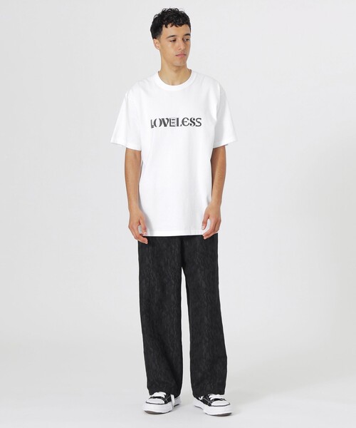 LOVELESS（ラブレス）の「ニュアンスジャカードワイドイージー（その他パンツ・メンズ・ブラック・M/S/L）」の2枚目の写真