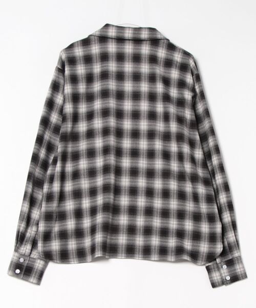 MandO（Auntie Rosa）（エムオー）の「【MandO】チェック柄2ポケットシャツ（シャツ/ブラウス・メンズ・ブラック/ダークブラウン・MEDIUM/LARGE）」の20枚目の写真